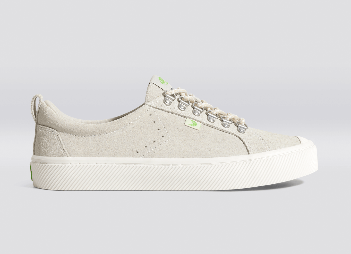 OCA Low Speedhooks Vintage White Suede Sneaker