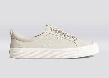 OCA Low Speedhooks Vintage White Suede Sneaker