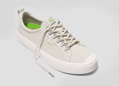 OCA Low Speedhooks Vintage White Suede Sneaker