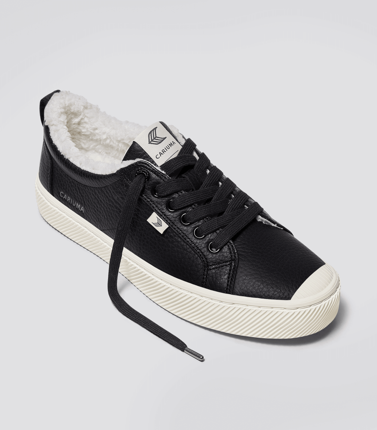 OCA Therma Low Black Premium Leather Sneaker