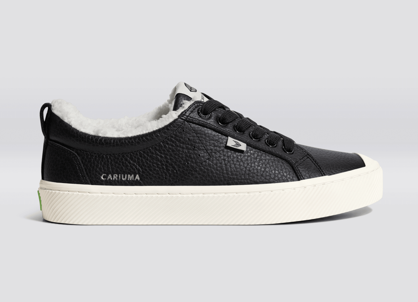 OCA Therma Low Black Premium Leather Sneaker