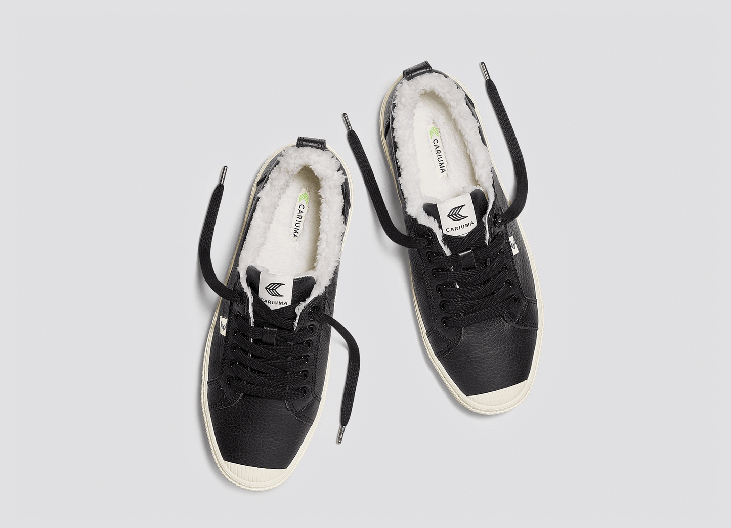 OCA Therma Low Black Premium Leather Sneaker