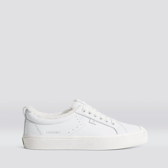 OCA Therma Low White Premium Leather Sneaker