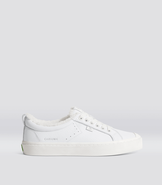 OCA Therma Low White Premium Leather Sneaker