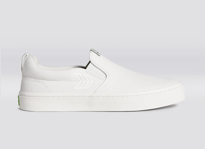 SLIP-ON Off-White Canvas Sneaker