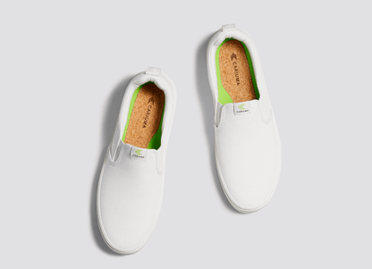 SLIP-ON Off-White Canvas Sneaker