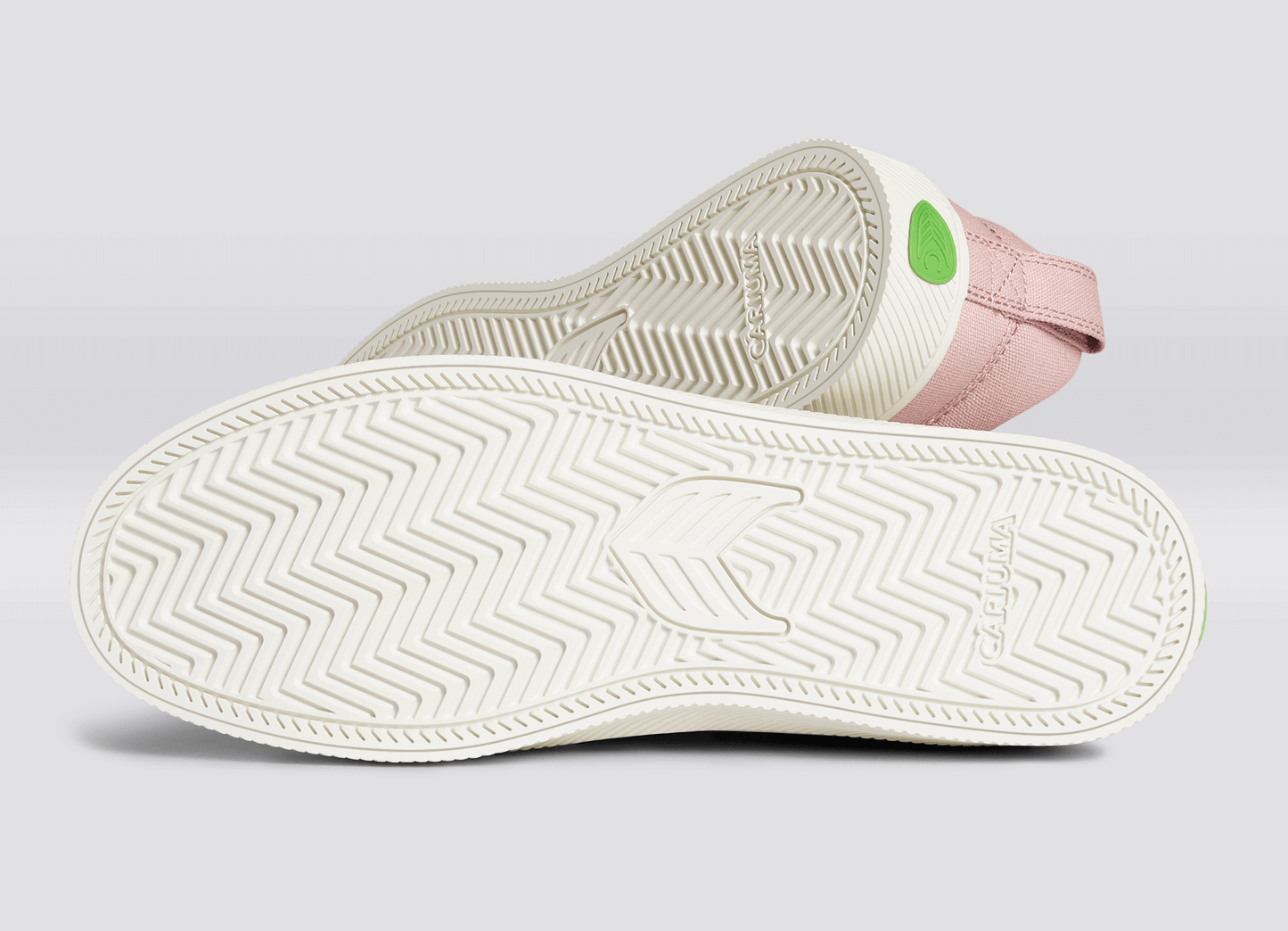 SLIP-ON Rose Canvas Ivory Logo Sneaker