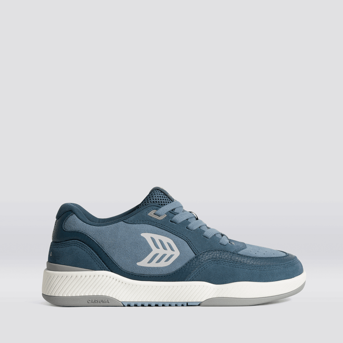 UBA Orion Blue Suede Off-White Logo Sneaker