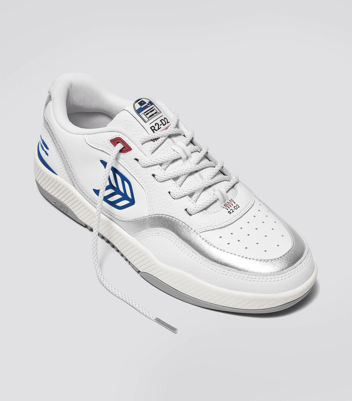 STAR WARS UBA White Leather R2-D2 Blue Logo Sneaker