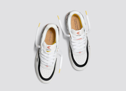 THE SIMPSONS UBA White Leather Bart Skateboard Sneaker